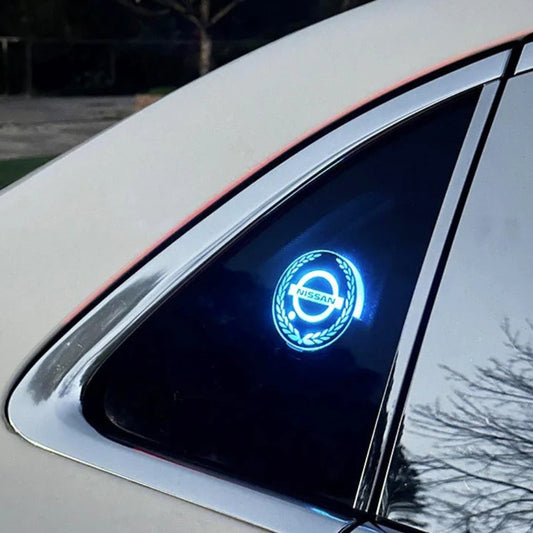 Genopladeligt LED-bilmærke – med neonlyseffekt